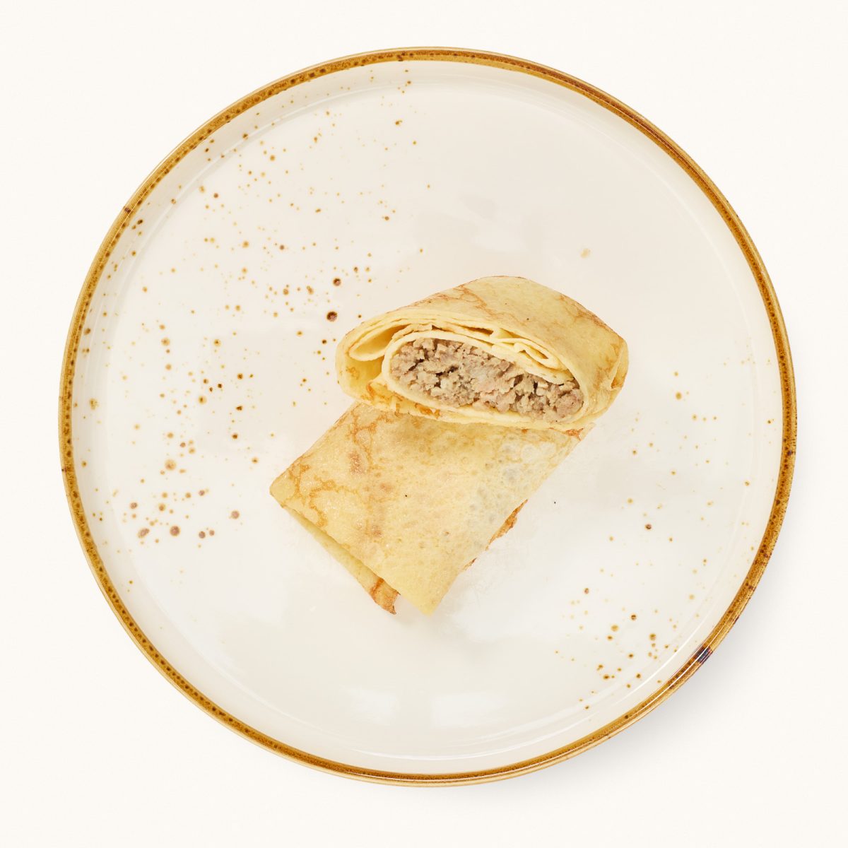 Блин с мясом