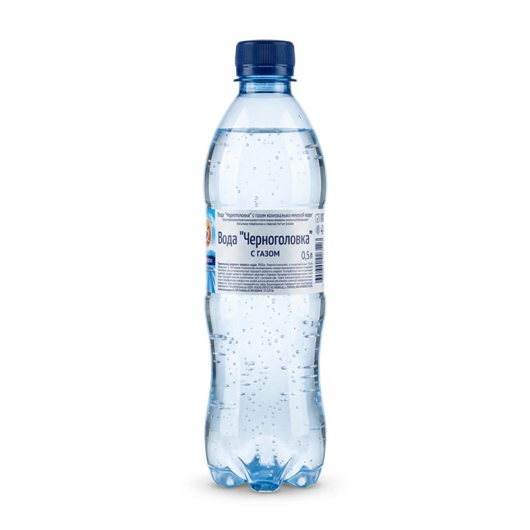 Вода "Черноголовка" с газом 0,5л